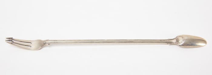 China Trade Silver Pickle Fork