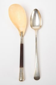 Two Chinese Serving Spoons