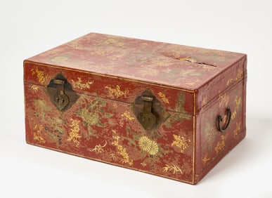 Chinese Red Lacquer Chest
