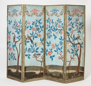 Asian Folding Screen Room Divider