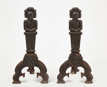 Early Pair of Andirons