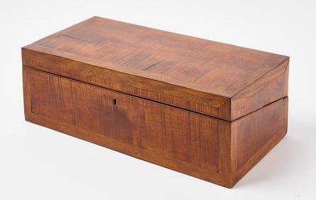 Tiger Maple and Mahogany Lap Desk