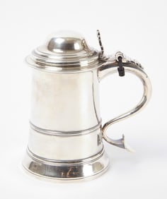 Solomon Hougham Sterling Silver Tankard