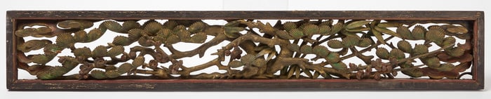 Carved Asian Panel
