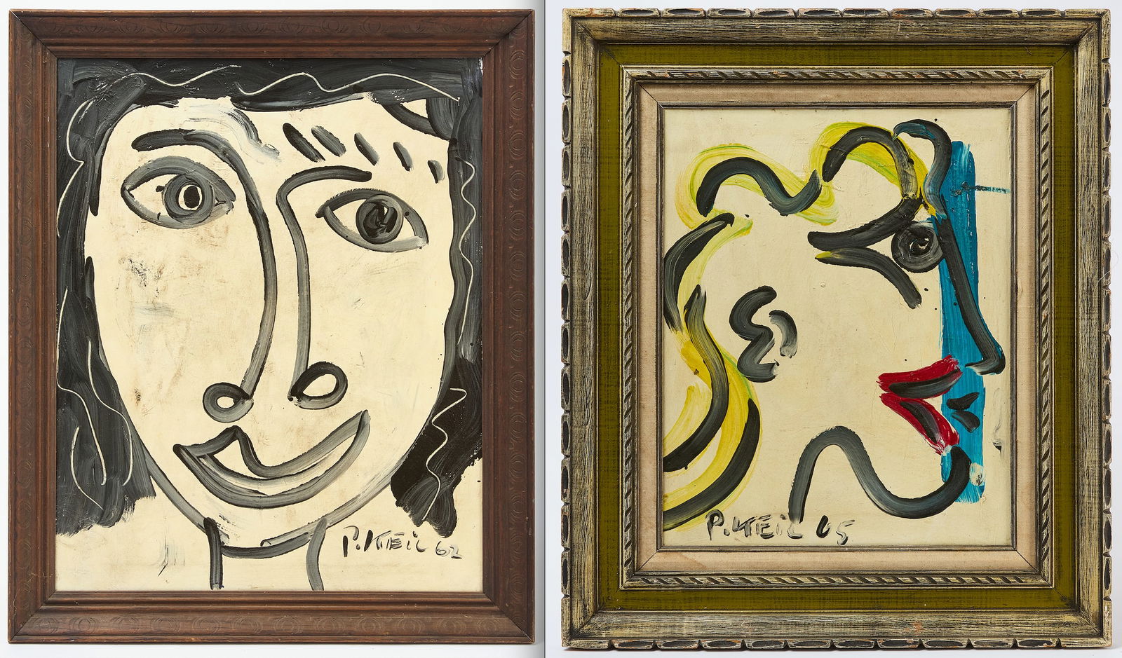 P. Keil - Two Abstract Portraits (1 of 9)