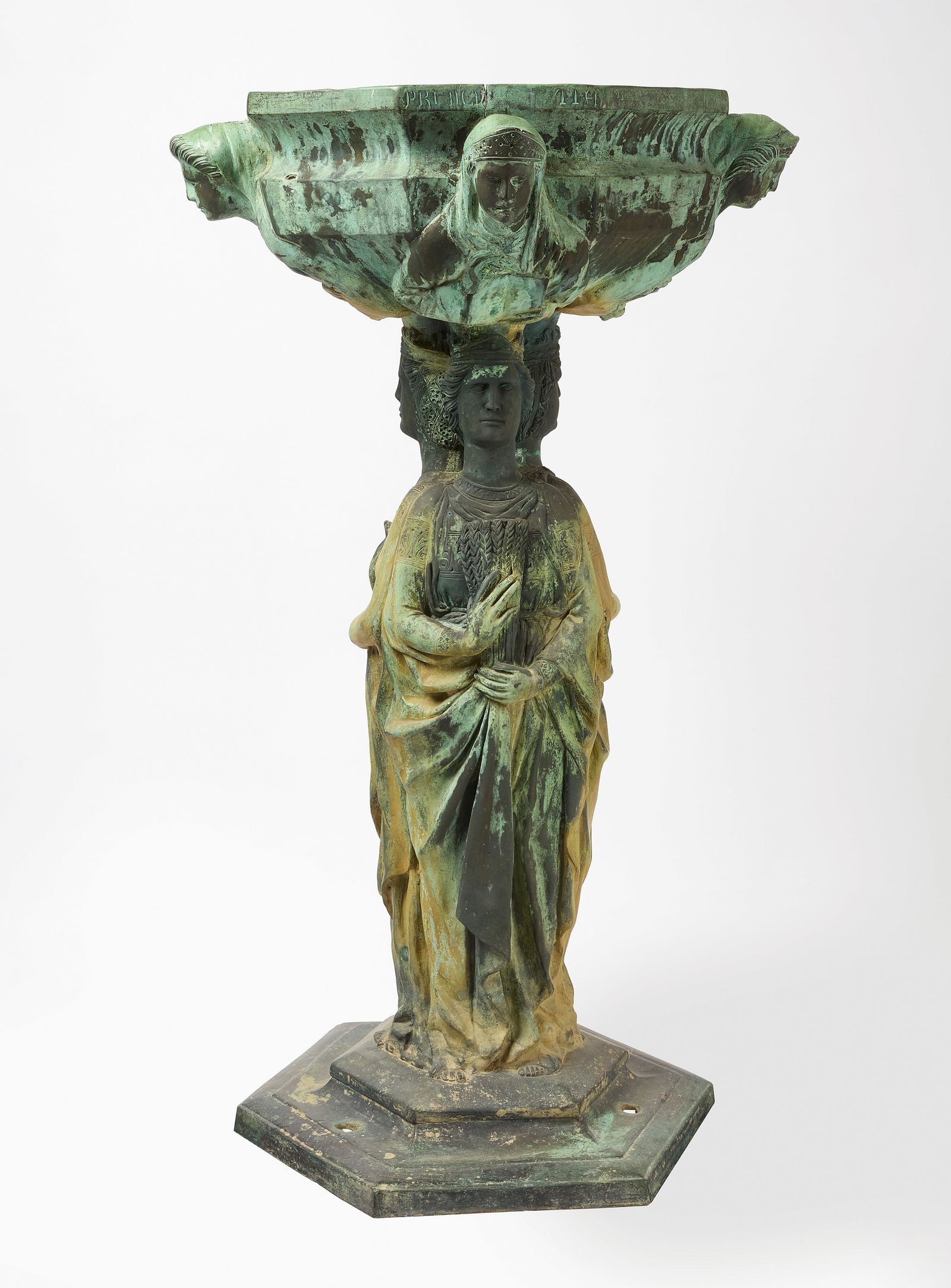 Monumental Bronze Taza Planter (1 of 6)