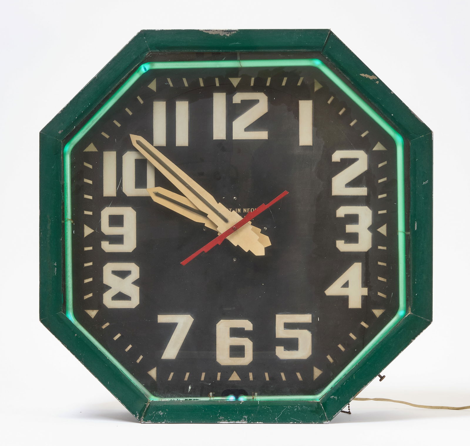 Octagonal Neon Clock (1 of 7)