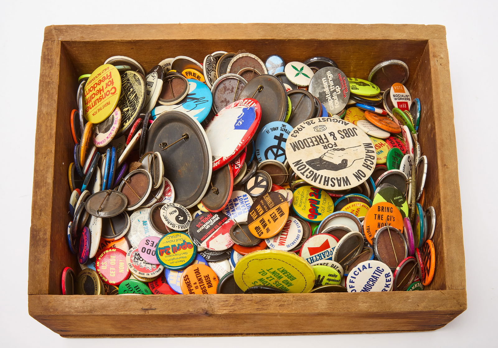 Interesting Group of Pin Back Buttons (1 of 4)