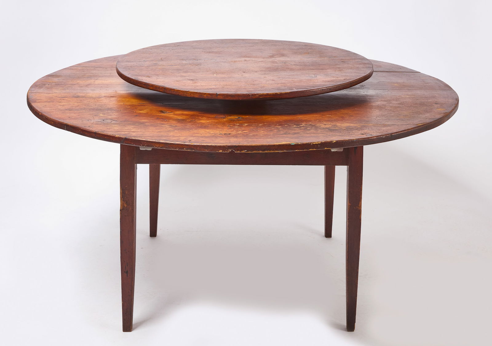Large Country Table with Lazy Susan (1 of 2)