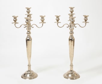 Large Pair of Oversized  Candelabra