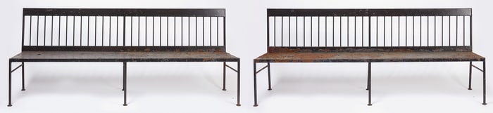 Pair of Steel Benches