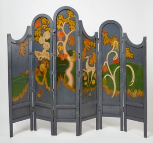 F. W. Marshall - Arts and Crafts Folding Screen