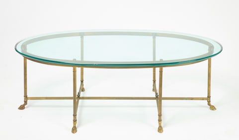 Mastercraft Horsehoof Brass Cafe Table