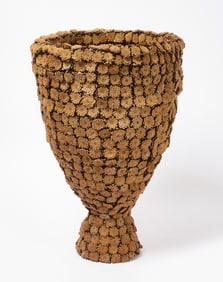 Large Pinecone Basket Urn