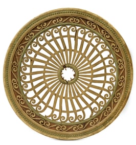 Large Carved Round Ceiling Rosette