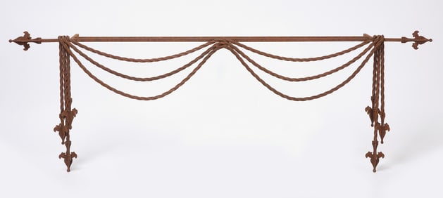 Pair of Cast Iron Swags