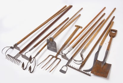 Collection of Vintage Gardening Tools