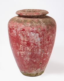 Large Cast Stone Vessel