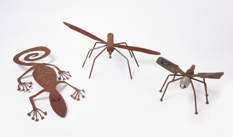 Group of Three Garden Critters