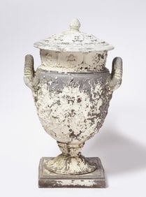 Oversized Composite Lidded Urn