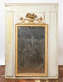 Trumeau Overmantle Gilded Mirror
