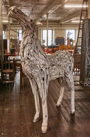 Horse Construction Sculpture