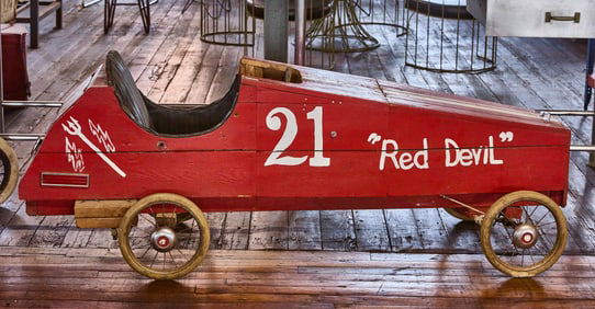 Soap Box Derby Car- Red Devil