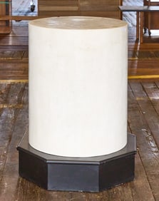 Stone Columnar Podium with Octagonal Base