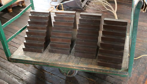 Four Stepped Display Stands