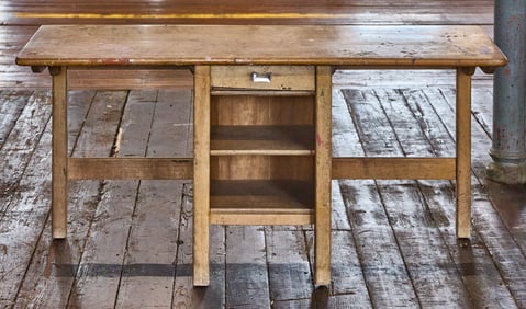 Children's Double School Desk