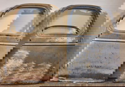 Two Vintage Car Doors