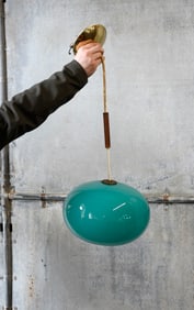 MCM Hanging Glass Light