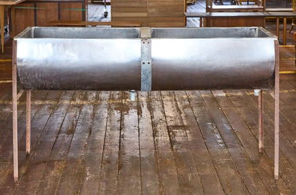 Steel and Stainless Steel Industrial Sink