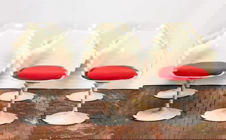 Set of Six Tulip Style Chairs