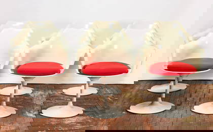 Set of Six Tulip Style Chairs