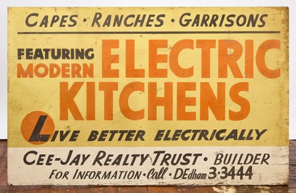 Electric Kitchens Trade Sign