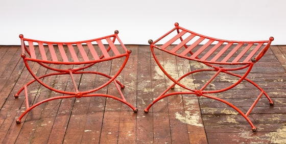 Pair of Garden Stools