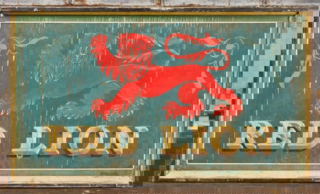 Red Lion Brewery Sign