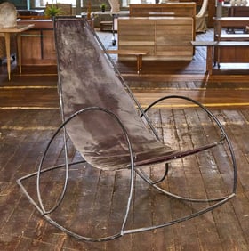 MCM Oversized Rocking Chair