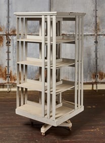 Revolving Arts and Crafts Bookcase