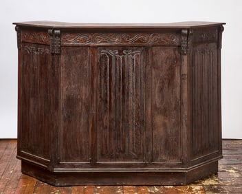 Carved Wood Bar