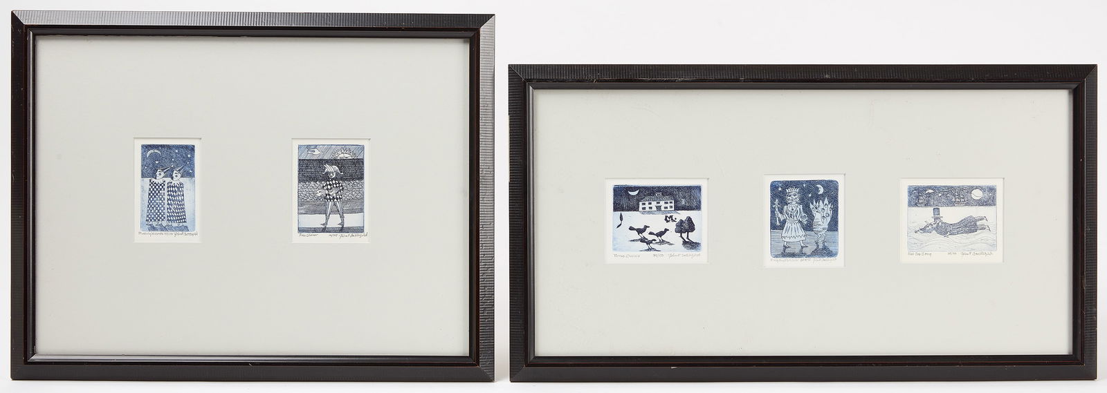 John F. Lochtefeld - Group of Seven Etchings