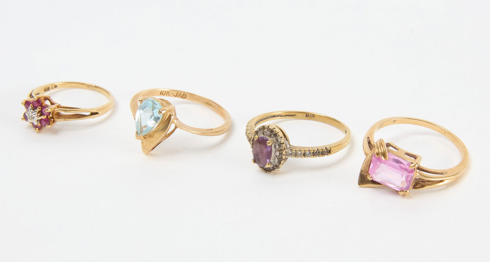 Four 10k Gold Rings (1 of 2)