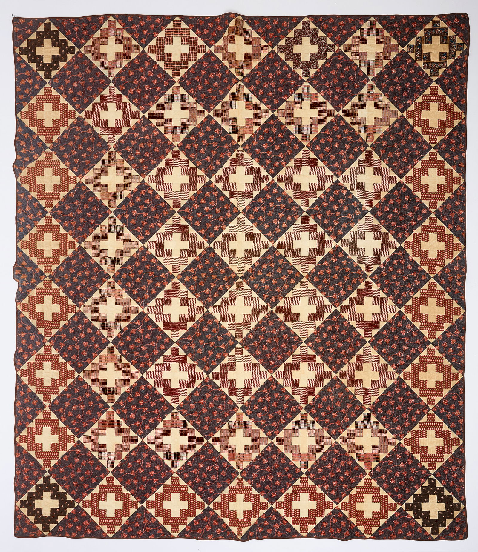 Red and Navy Quilt (1 of 3)