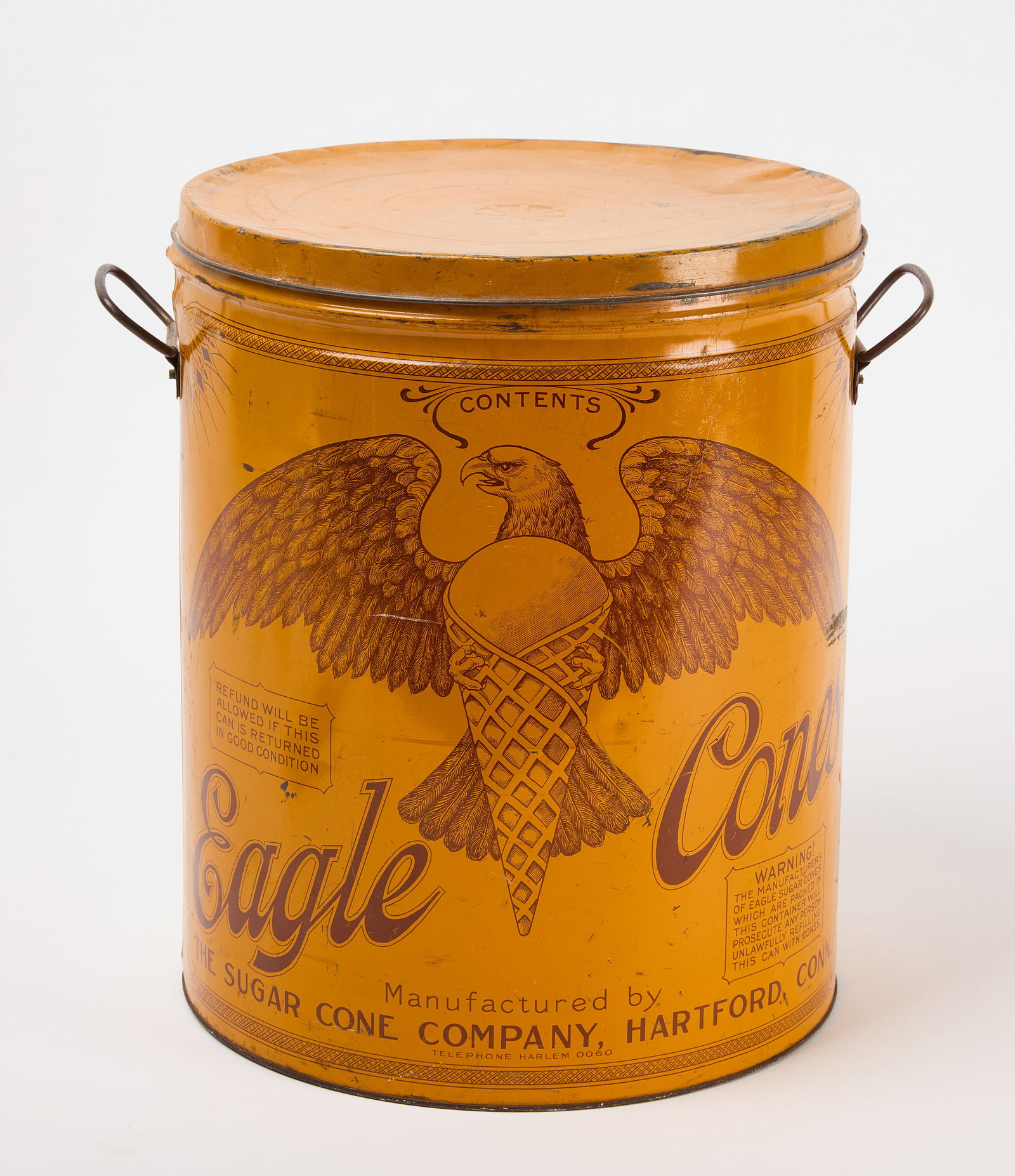 Eagle Cones Advertising Tin (1 of 3)