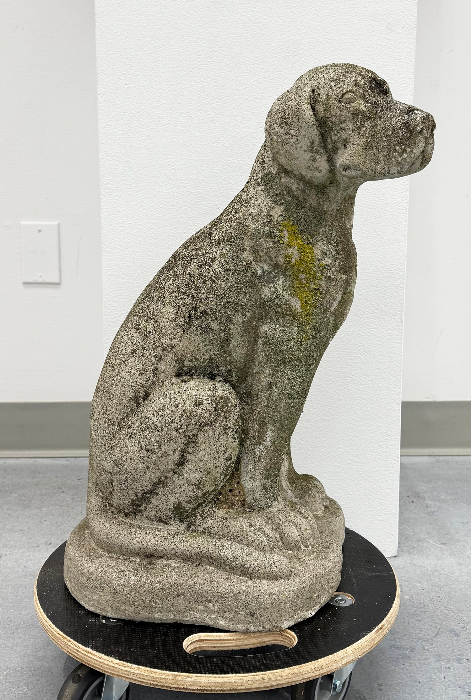 Sitting Dog Garden Sculpture (1 of 3)