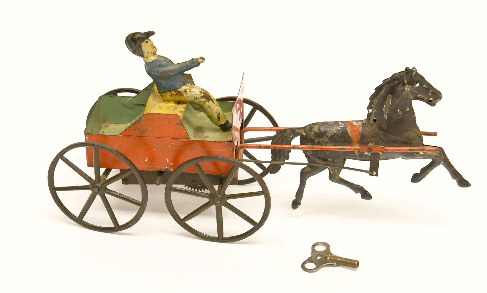 Ives, Blakeslee & Co. - Single-Horse Surrey Wind-up Toy (1 of 3)