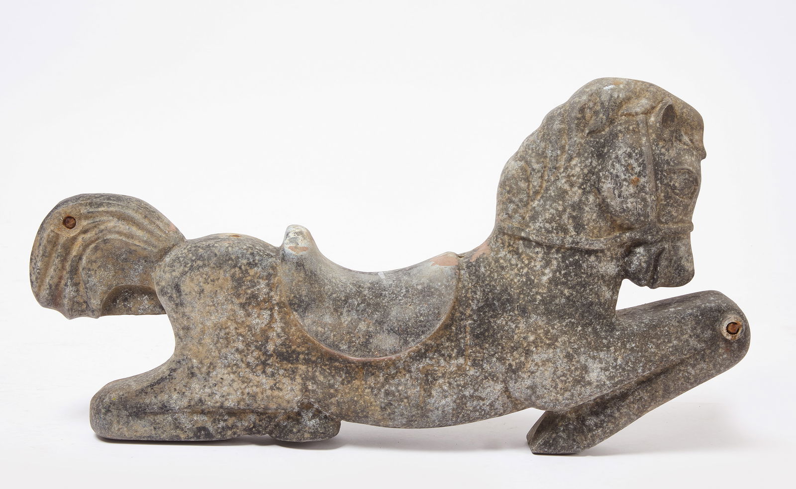 Cast Metal Playground Horse Figure (1 of 3)