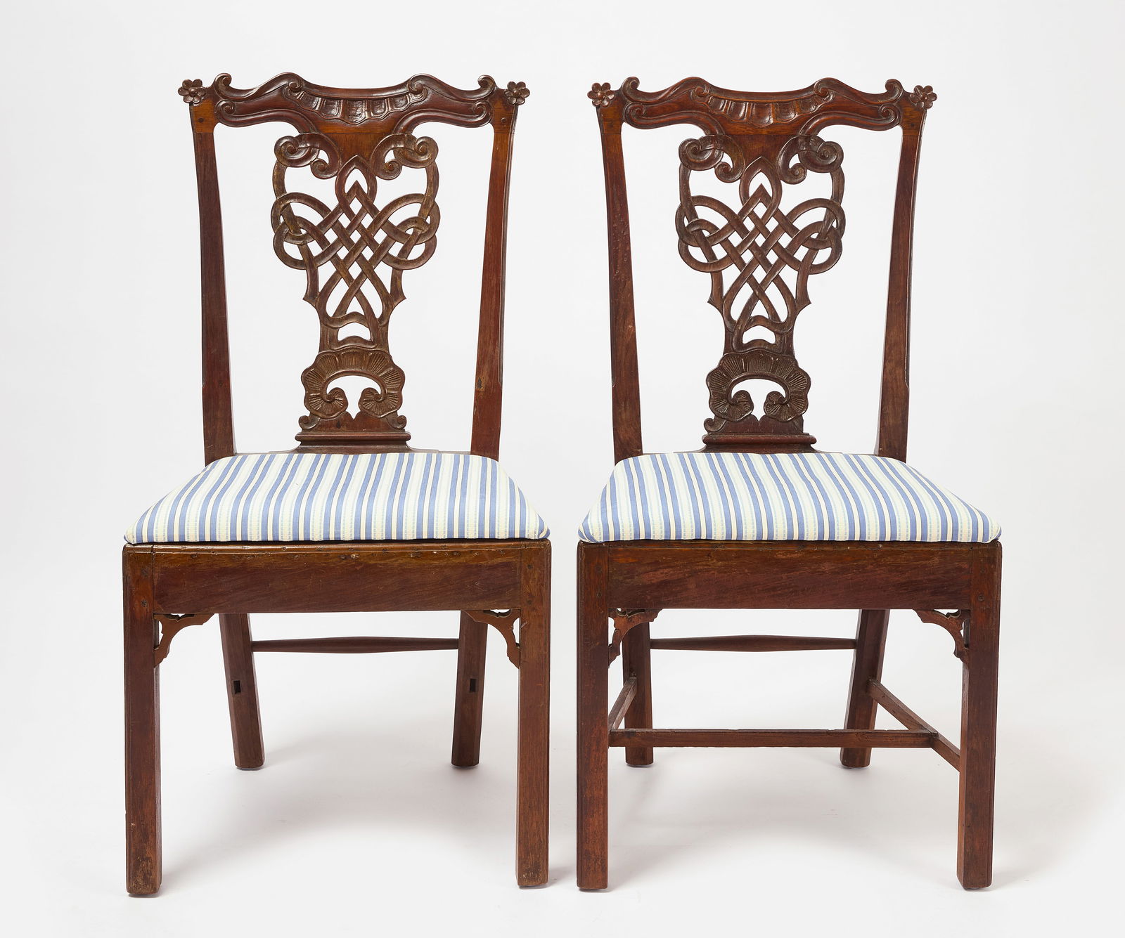 Pair of Chippendale Side Chairs (1 of 5)