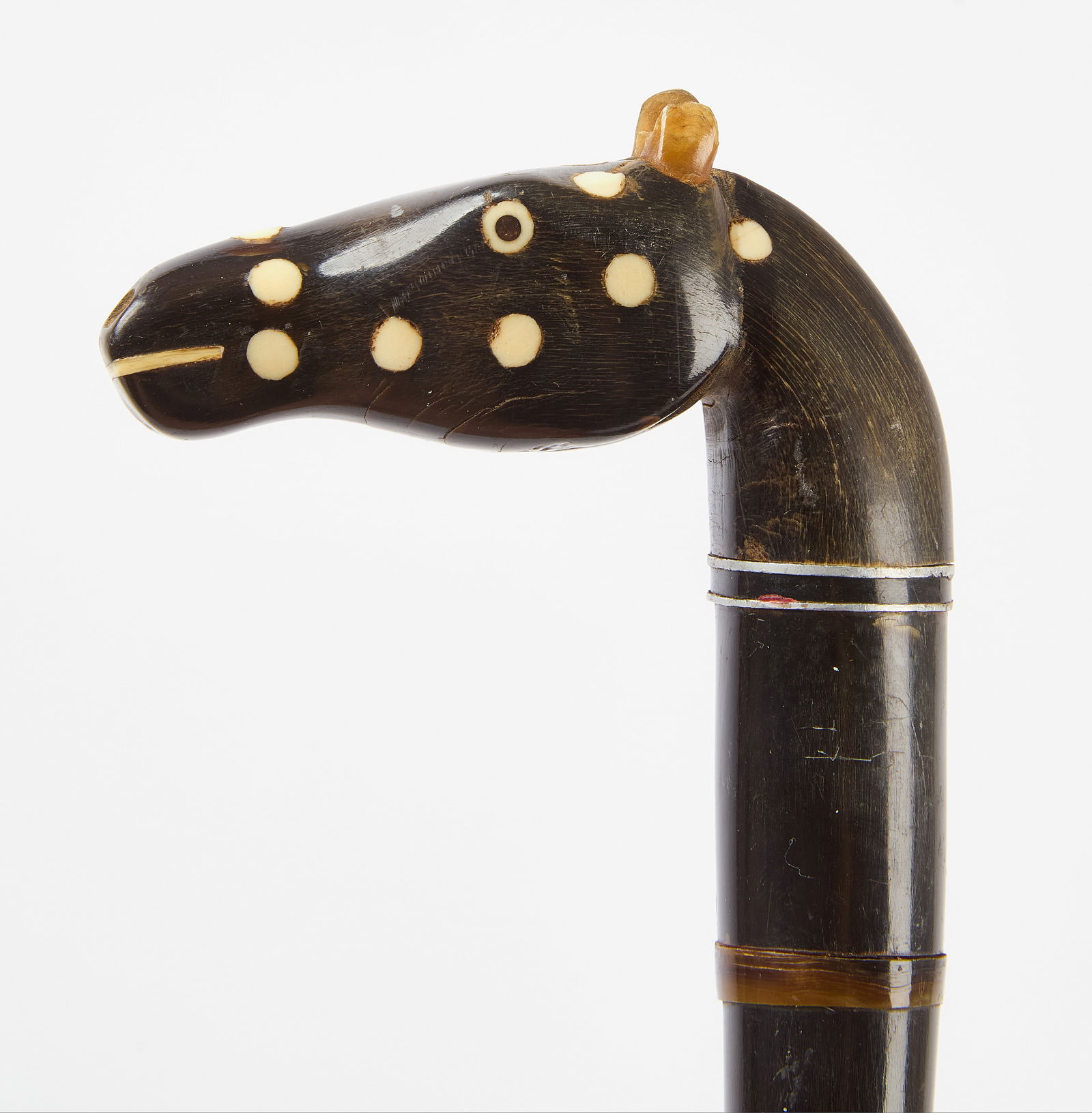 Horse Head Handle with Leather Strap (1 of 4)